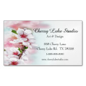 Cherry Blossom Magnetisch Visitekaartje (Voorkant)