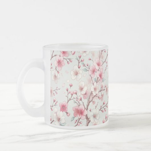 Cherry Blossom Matglas Koffiemok (Links)