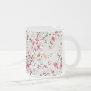 Cherry Blossom Matglas Koffiemok