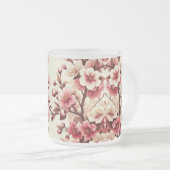 Cherry Blossom Matglas Koffiemok (Voorkant rechts)