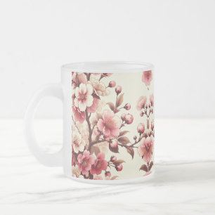 Cherry Blossom Matglas Koffiemok