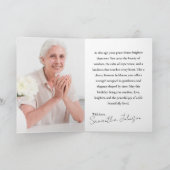 Cherry Blossom Milestone Birthday | Custom Age Kaart (Binnen)