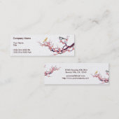 Cherry Blossom Mini Visitekaartje (Voorkant / Achterkant)