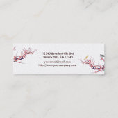 Cherry Blossom Mini Visitekaartje (Achterkant)