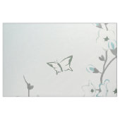 Cherry Blossom Mint White Stof (Fat Quarter)