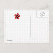 Cherry Blossom Modern Custom Vrijgezellenfeest Uitnodiging Briefkaart (Achterkant)