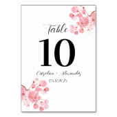 Cherry blossom Modern Oriental Sakura Wedding Kaart (Voorkant)