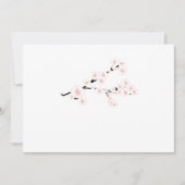 Cherry Blossom Modern Simple Elegant Wedding Ideeë (Voorkant)