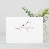 Cherry Blossom Modern Simple Elegant Wedding Ideeë (Staand voorkant)