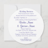 Cherry Blossom Modern Simple Elegant Wedding Ideeë Kaart (Achterkant)