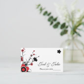 Cherry Blossom Moderne Aangepaste Tafel / Plaats K Plaatskaartje (Staand voorkant)