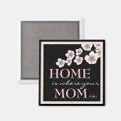  Cherry Blossom Moeder & Thuismagneet Magneet (Voorkant / Achterkant)