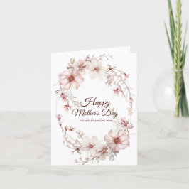 Cherry Blossom Moederdag Bedankkaart