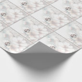 Cherry Blossom Monogram Cadeaupapier (Hoek)