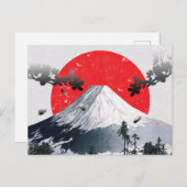 Cherry Blossom Mount Fuji Japan Briefkaart (Voorkant / Achterkant)