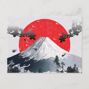 Cherry Blossom Mount Fuji Japan Briefkaart