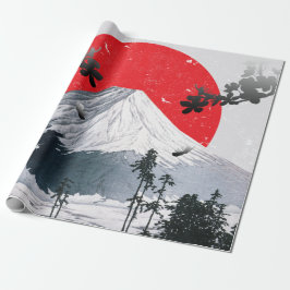 Cherry Blossom Mount Fuji Japan Cadeaupapier