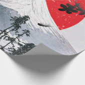 Cherry Blossom Mount Fuji Japan Cadeaupapier (Hoek)