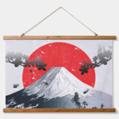 Cherry Blossom Mount Fuji Japan Hangend Wandkleed (Voorkant)