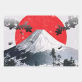 Cherry Blossom Mount Fuji Japan Inpakpapier Vel (Voorkant 3)