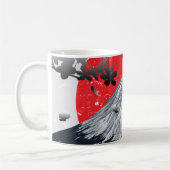 Cherry Blossom Mount Fuji Japan Koffiemok (Links)