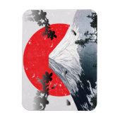Cherry Blossom Mount Fuji Japan Magneet (Verticaal)