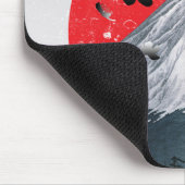 Cherry Blossom Mount Fuji Japan Muismat (Hoek)