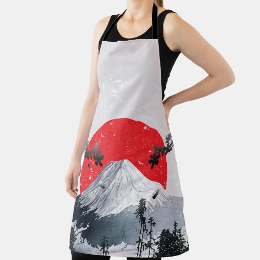 Cherry Blossom Mount Fuji Japan Schort (Insitu)