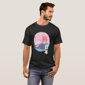  Cherry Blossom Mount Fuji Japan T-shirt (Voorkant volledig)