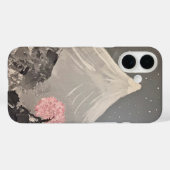 Cherry Blossom Mountain iPhone Case Natuur Art Des (Achterkant (horizontaal))