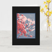 Cherry Blossom Mountain Kaart (Gele Bloem)