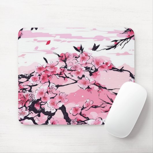 Cherry blossom muismat (Met muis)