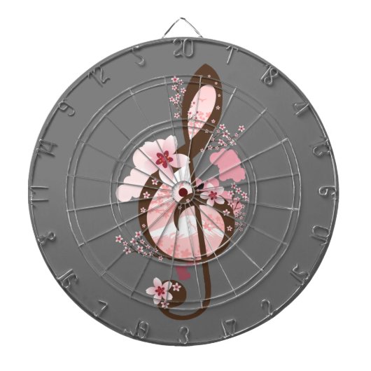 Cherry Blossom Music Dartbord (Voorkant)