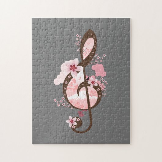 Cherry Blossom Music Legpuzzel (Verticaal)