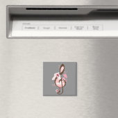 Cherry Blossom Music Magneet (Insitu (Vaatwasser))