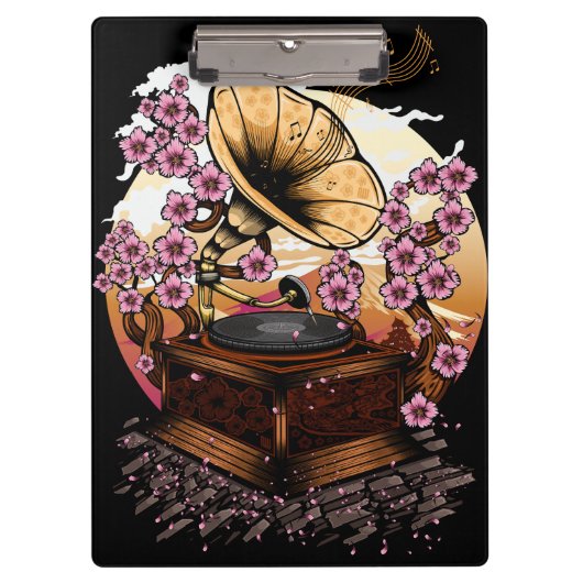 Cherry Blossom Musical Klembord (Voorkant)