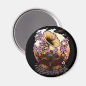 Cherry Blossom Musical Magneet (Voorkant / Achterkant)