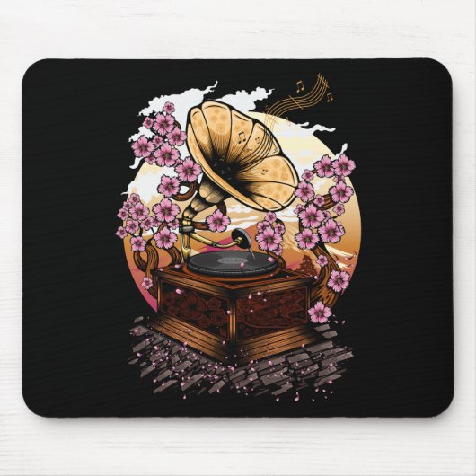 Cherry Blossom Musical Muismat (Voorkant)