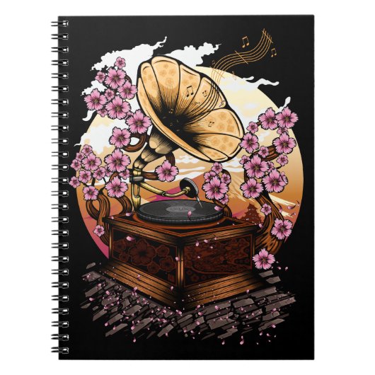 Cherry Blossom Musical Notitieboek (Voorkant)