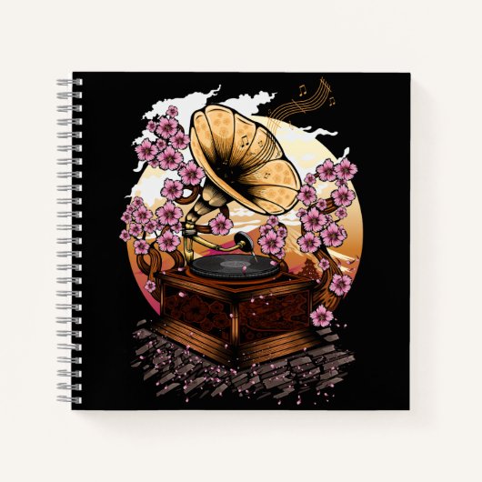 Cherry Blossom Musical Notitieboek (Voorkant)