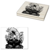 Cherry Blossom Musical Rubberstempel (Gestempeld)