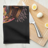 Cherry Blossom Musical Theedoek (Quarter Fold)