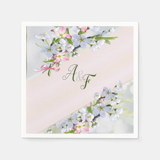 Cherry blossom Napkins Servet (Voorkant)