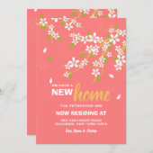 Cherry Blossom New Home Announement Aankondiging (Voorkant / Achterkant)