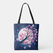Cherry Blossom Nights Tote Bag (Achterkant)