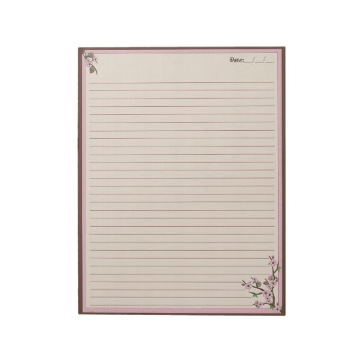 Cherry Blossom Notitieblok (Linkerzijde)