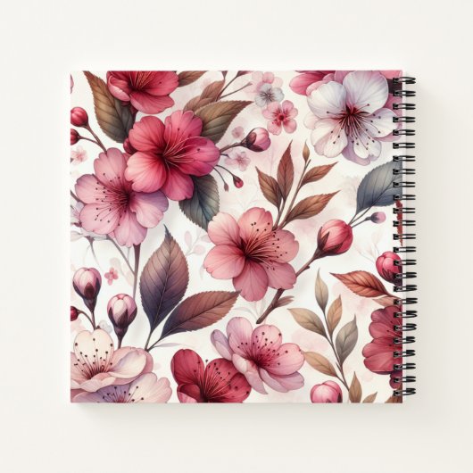 Cherry Blossom Notitieboek (Achterkant)