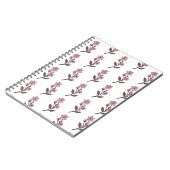 Cherry Blossom Notitieboek - White Pattern (Linkerzijde)