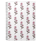 Cherry Blossom Notitieboek - White Pattern (Voorkant)