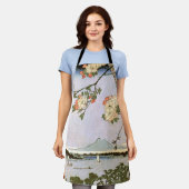 Cherry Blossom of Edo, Hiroshige, Ukiyoe Schort (Gedragen)